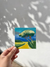 Load image into Gallery viewer, Pine overlooking the Sea • 3.9&quot; x 3.9&quot; • Free Shipping
