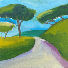 Load image into Gallery viewer, Road Through the Pines  • 3.9&quot; x 3.9&quot; • Free Shipping
