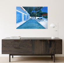 Load image into Gallery viewer, Afternoon at the Pool • 36.2&quot; x 25.6&quot; • Free Shipping
